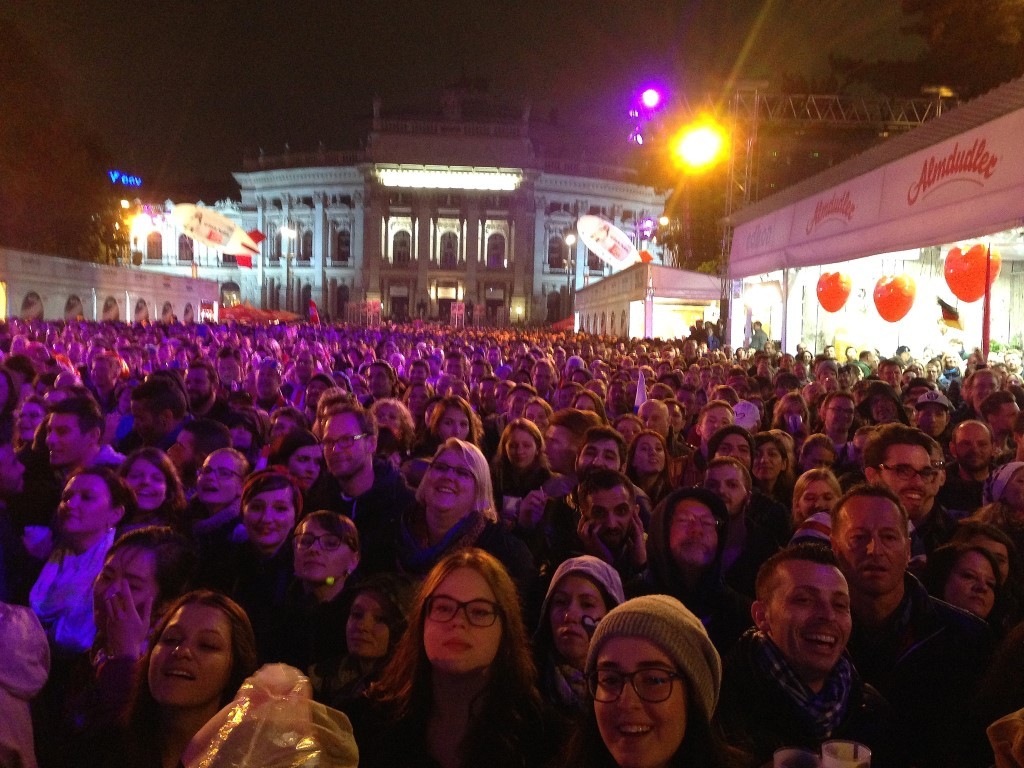 Public Viewing Songcontest Wien Rathausplatz