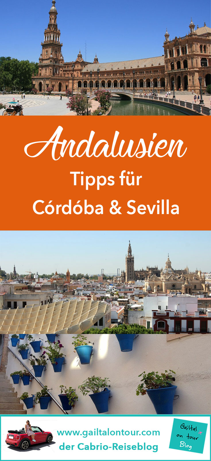 Andalusiens Städte sind wunderschön und immer eine Reise wert. #Córdóba verzaubert mit dem jüdischen Viertel, der #Juderia. In #Sevilla ist der #Metropol Parasol eine der interessantesten Sehenswürdigkeiten