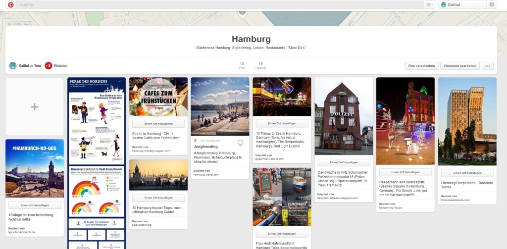 Pinterest für die Urlaubsvorbereitung nutzen