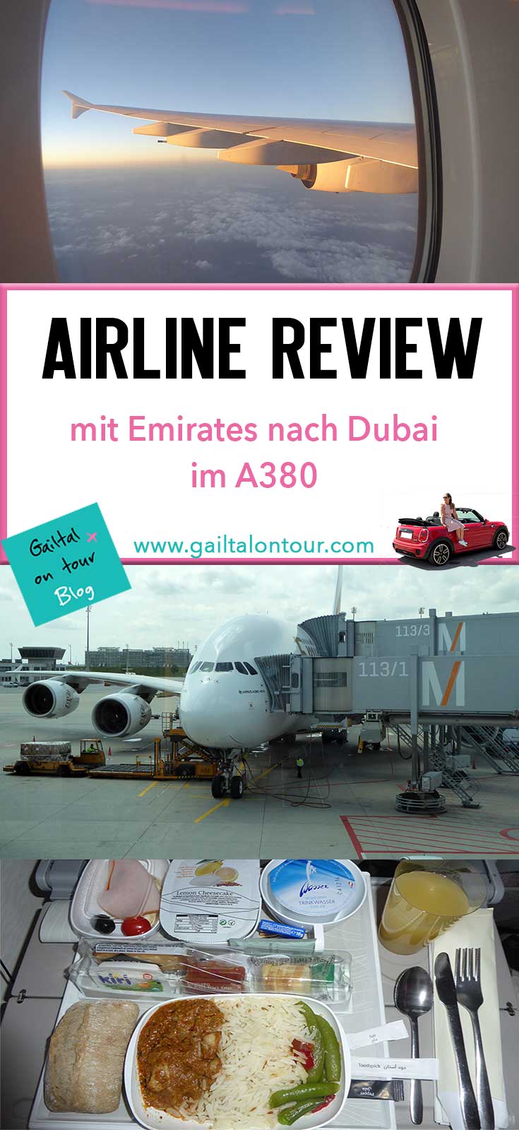 Erfahrungen beim Flug mit #Emirates. Alle Infos zum Flug mit dem #A380 nach #Dubai.