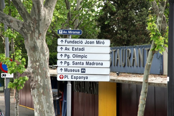 Fundacio Miro bei schlechtwetter