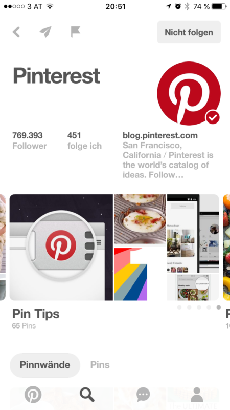 pinterest app