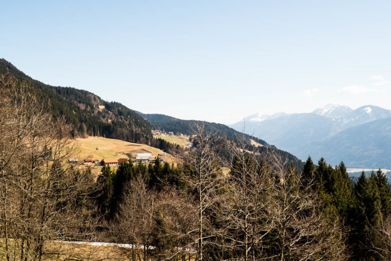 Blick von Tramun nach Kreuth