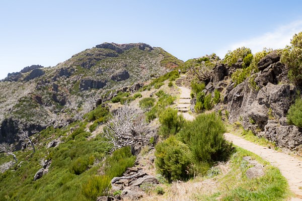 Weg auf den Pico Ruivo