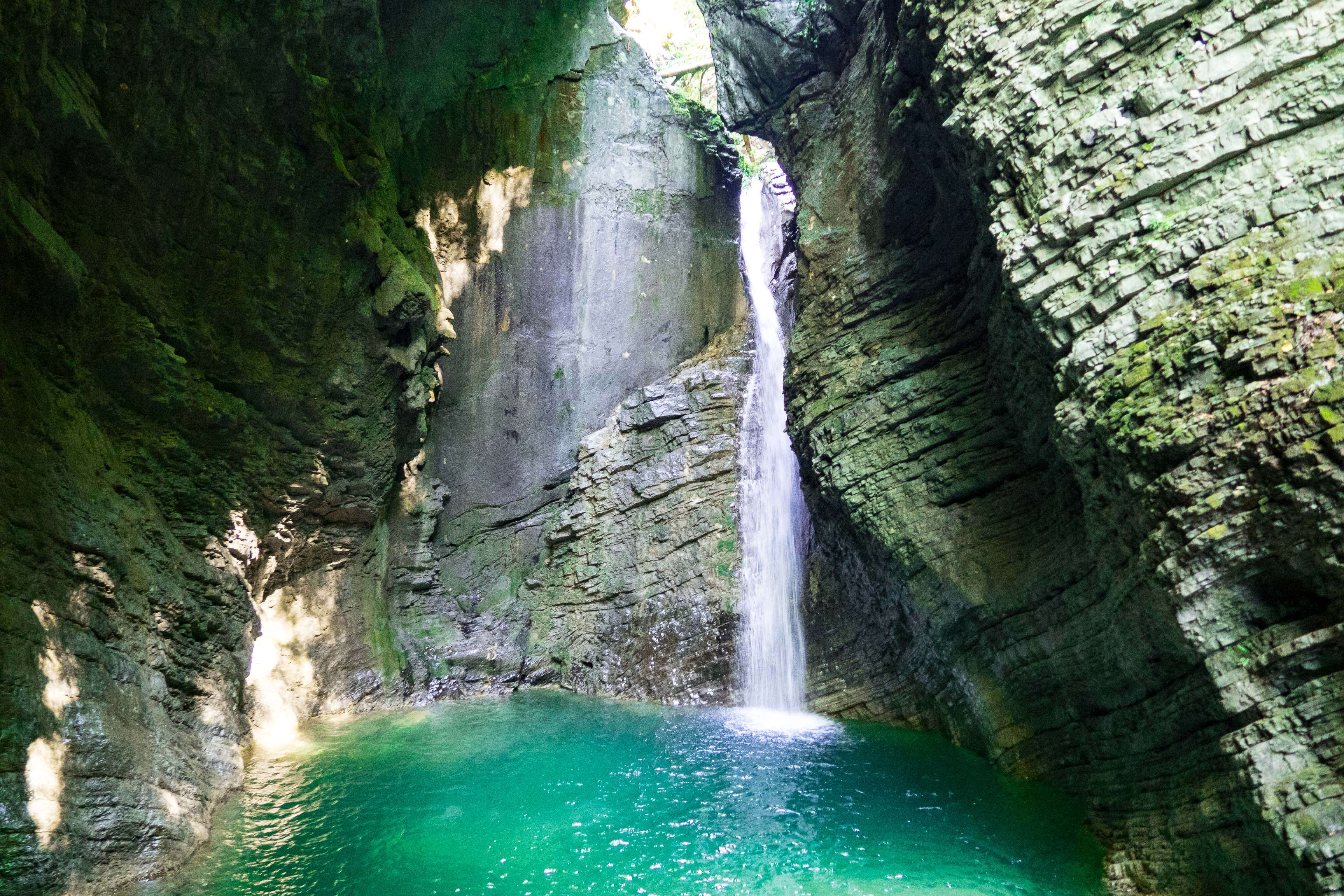 Wasserfall-Kobarid
