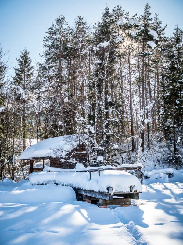 Weissensee Winterlandschaft 