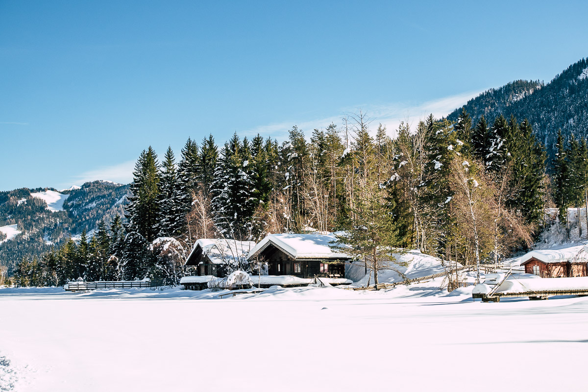 Winterlandschaft am Weißensee