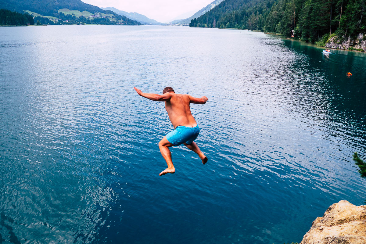Baden im Weißensee