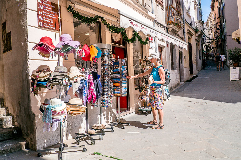 Souvenirs kaufen Piran