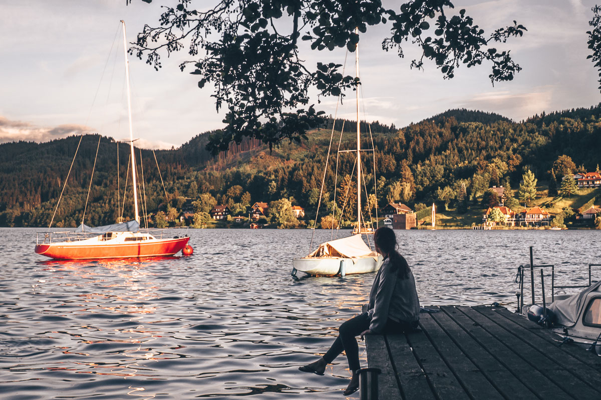 Biwak Lichtung am See mit Seezugang