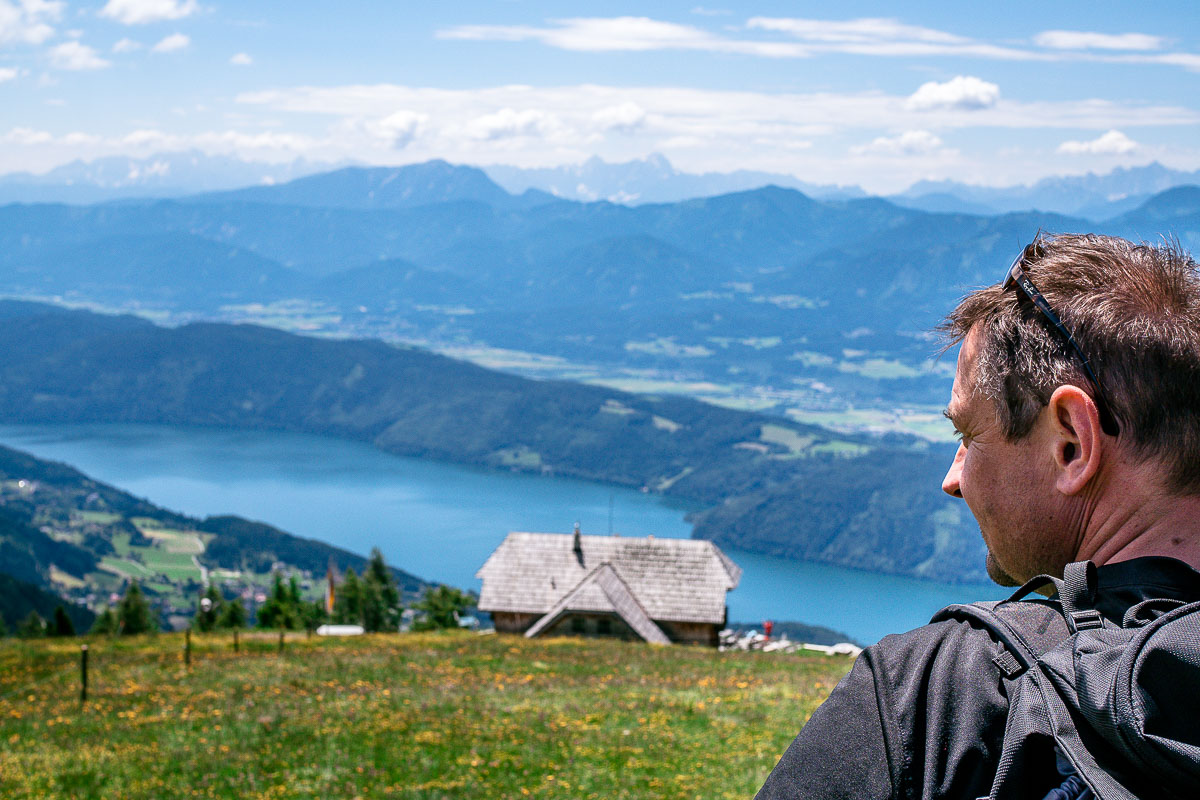 Aussicht Alexander Hütte Millstätter See