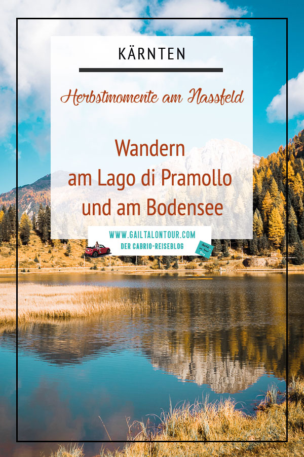goldene Herbstmomente im Gaital, Kärnten