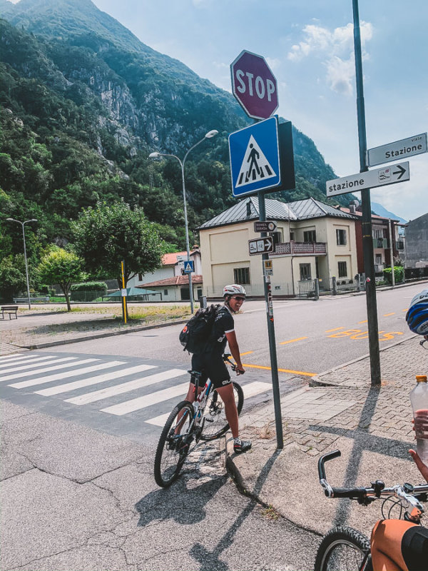 letzter Zwischenstopp in Carnia ciclovia-alpe-adria-carnia
