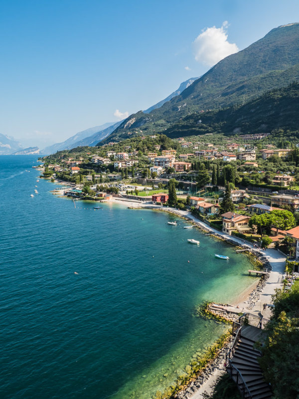 Blick von der Scaligerburg auf Malcesine ausblick-malcesine-castello
