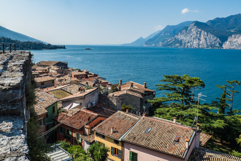 Aussicht auf den Gardasee in Malcesine ausblick-castello-malcesine